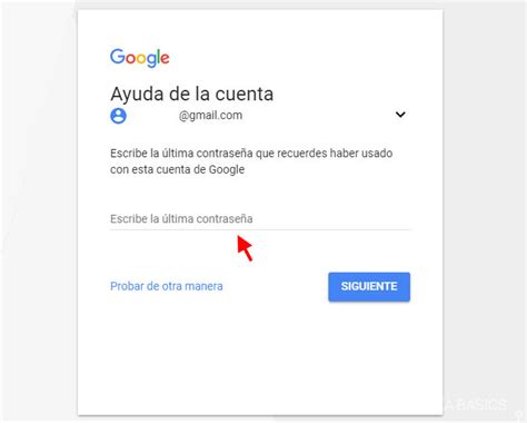 Contraseña olvidada.